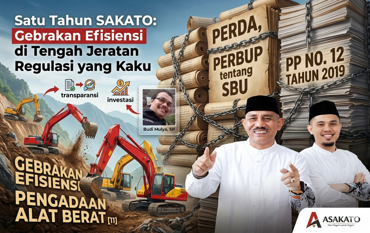 Infografis Evaluasi Satu Tahun SAKATO oleh Budi Mulya SP - asakato.com