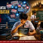 Ilustrasi literasi digital di sekolah untuk membangun berpikir kritis dan memutus keterlambatan berpikir siswa