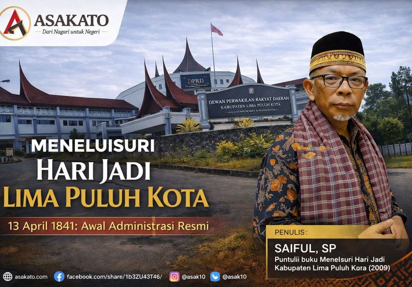 Kantor DPRD Kabupaten Lima Puluh Kota di Sarilamak dalam peringatan hari jadi 13 April 1841