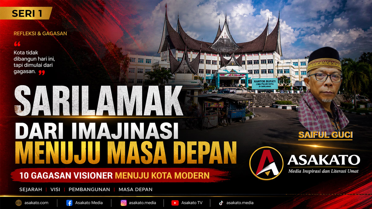 Kantor Bupati Lima Puluh Kota di Sarilamak sebagai pusat pemerintahan menuju kota modern