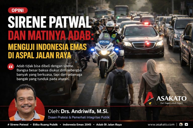 Sirene patwal dan etika jalan raya di Indonesia