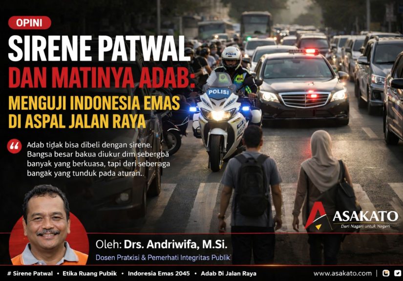 Sirene patwal dan etika jalan raya di Indonesia