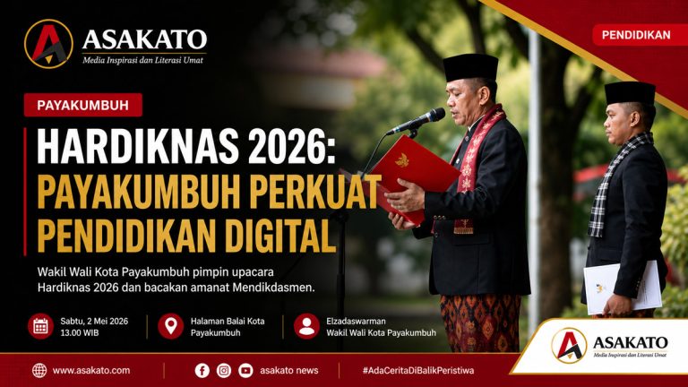 Upacara Hardiknas 2026 di Payakumbuh dipimpin Wawako