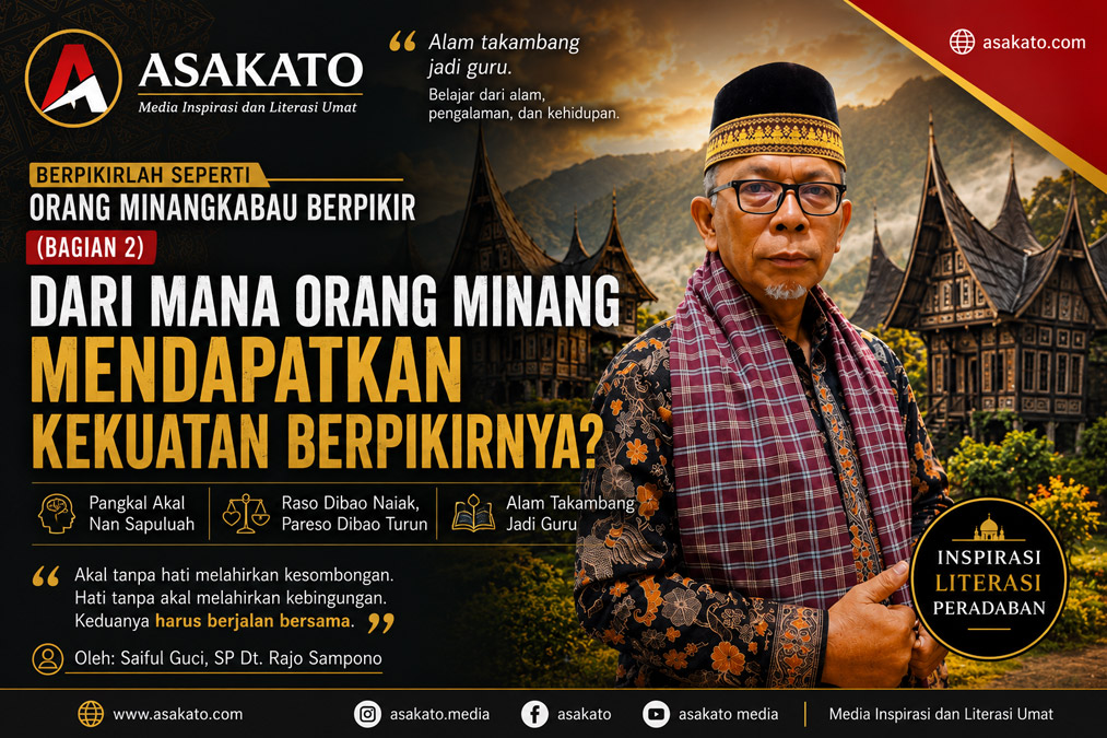 Dari Mana Orang Minang Mendapatkan Kekuatan Berpikirnya, filosofi Minangkabau dan Alam Takambang Jadi Guru