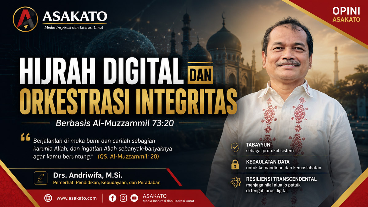 Drs Andriwifa MSi membahas hijrah digital dan orkestrasi integritas berbasis Al-Muzzammil 73 ayat 20