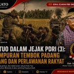 Ilustrasi Pertempuran Tembok Padang Gantiang dalam serial Koto Tuo dalam Jejak PDRI 1949 karya Saiful, SP.