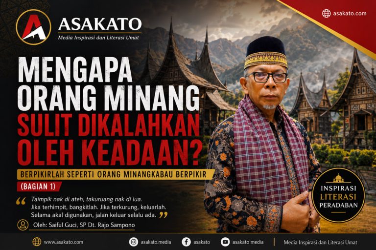 Mengapa Orang Minang Sulit Dikalahkan oleh Keadaan, filosofi dan alam pikiran Minangkabau
