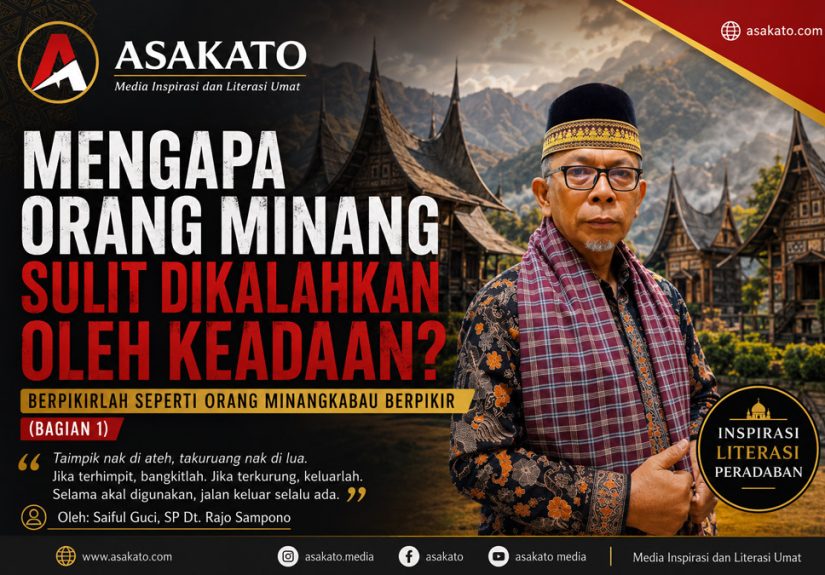Mengapa Orang Minang Sulit Dikalahkan oleh Keadaan, filosofi dan alam pikiran Minangkabau