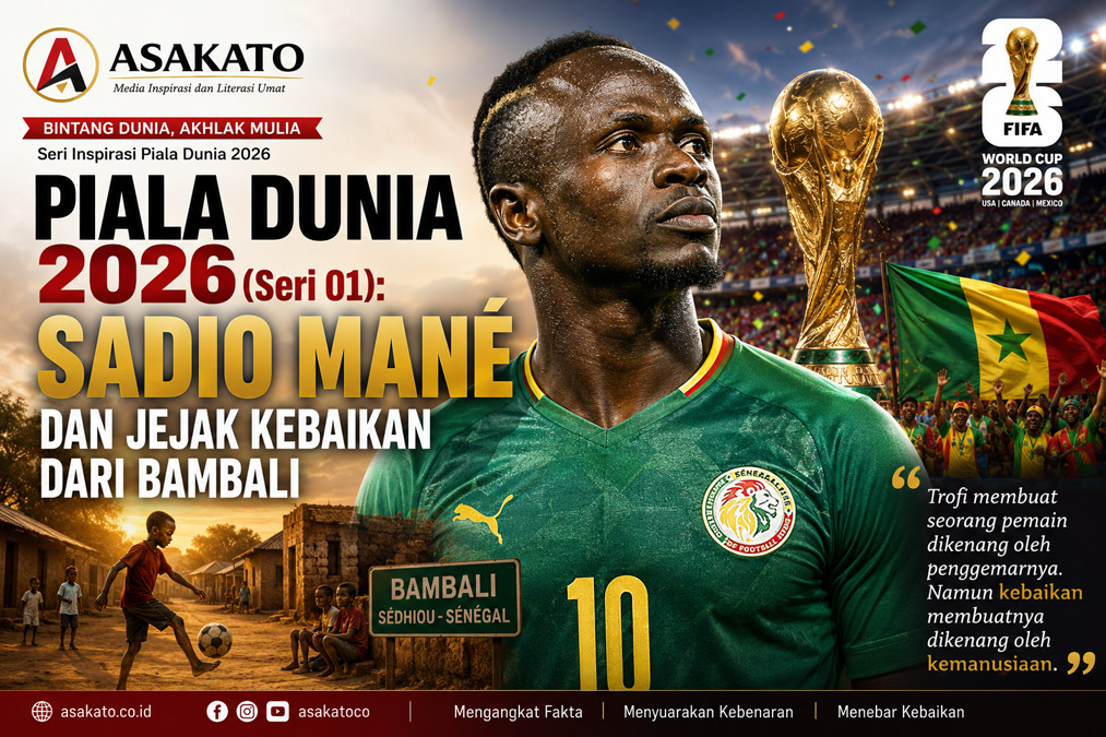 Sadio Mané dan Jejak Kebaikan dari Bambali dalam Seri Inspirasi Piala Dunia 2026 Asakato
