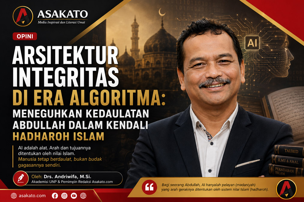 Drs. Andriwifa, M.Si. mengulas integritas manusia dan hadharoh Islam dalam menghadapi perkembangan Artificial Intelligence (AI) di era algoritma.