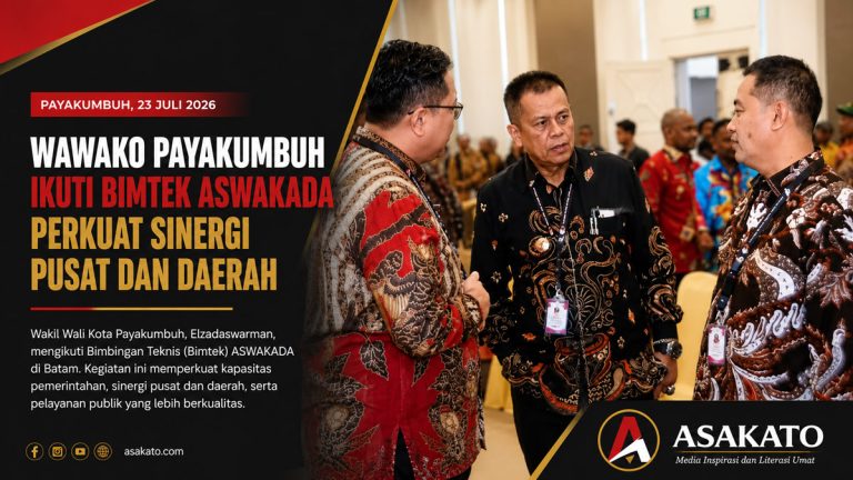 Wakil Wali Kota Payakumbuh Elzadaswarman mengikuti Bimbingan Teknis ASWAKADA di Batam untuk memperkuat sinergi pemerintah pusat dan daerah.
