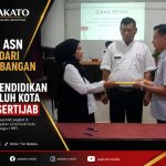 Serah terima jabatan pejabat Dinas Pendidikan Kabupaten Lima Puluh Kota di Aula Sago Bungsu I RRT.