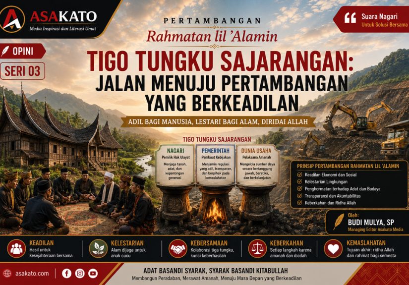 Pertambangan Rahmatan lil 'Alamin Seri 3 Tigo Tungku Sajarangan Menuju Pertambangan Berkeadilan