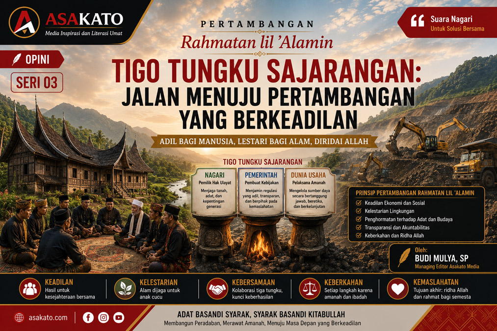 Pertambangan Rahmatan lil 'Alamin Seri 3 Tigo Tungku Sajarangan Menuju Pertambangan Berkeadilan