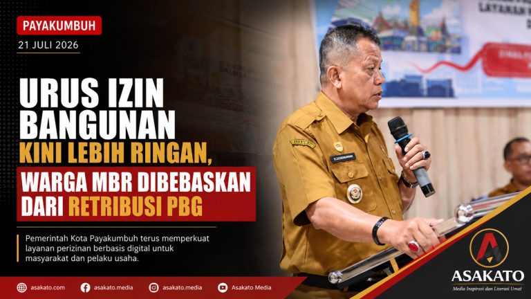 Wakil Wali Kota Payakumbuh Elzadaswarman membuka sosialisasi kebijakan penataan ruang dan layanan perizinan di Aula Dinas PUPR Kota Payakumbuh.