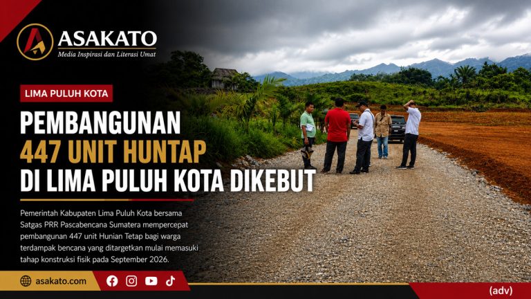 Pembangunan 447 unit Huntap di Lima Puluh Kota