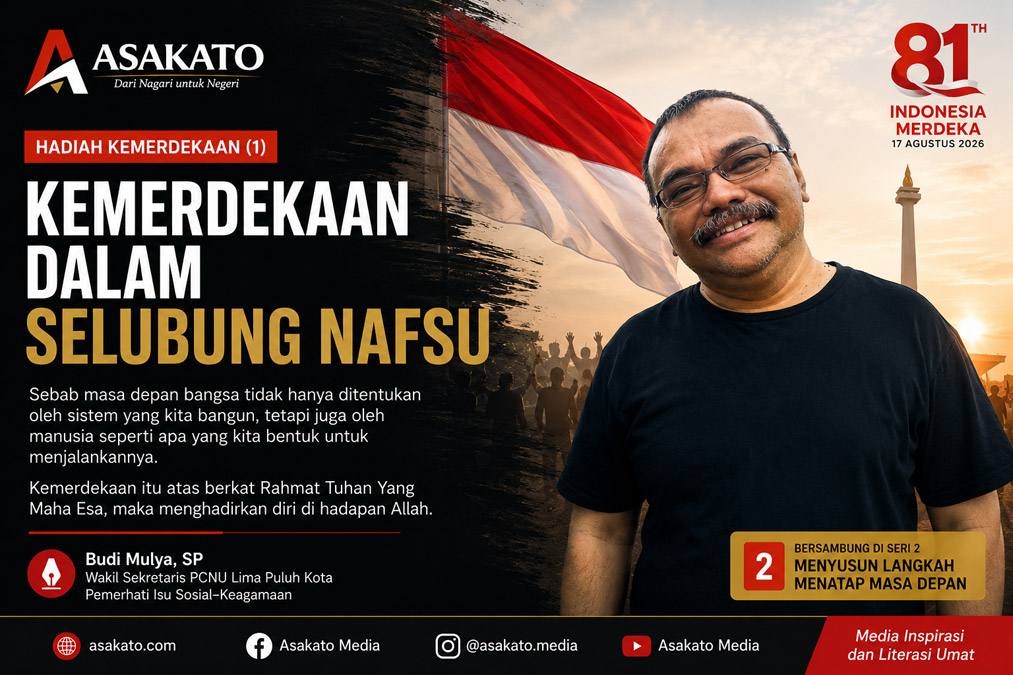 Budi Mulya menulis refleksi Kemerdekaan dalam Selubung Nafsu