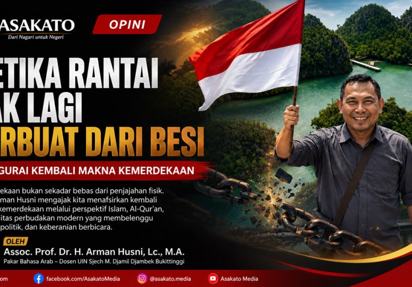 Assoc. Prof. Dr. H. Arman Husni mengulas makna kemerdekaan dalam perspektif Islam dan perbudakan modern.