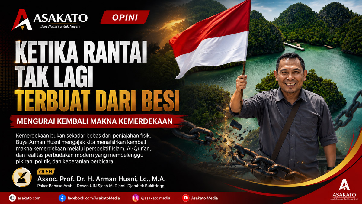 Assoc. Prof. Dr. H. Arman Husni mengulas makna kemerdekaan dalam perspektif Islam dan perbudakan modern.