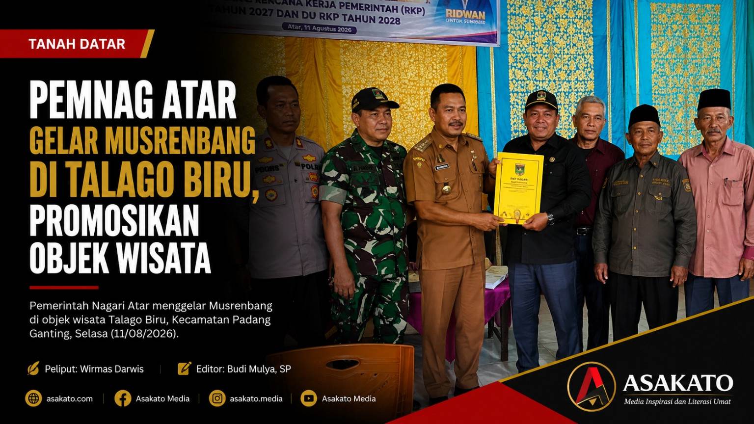 Musrenbang Nagari Atar digelar di Talago Biru