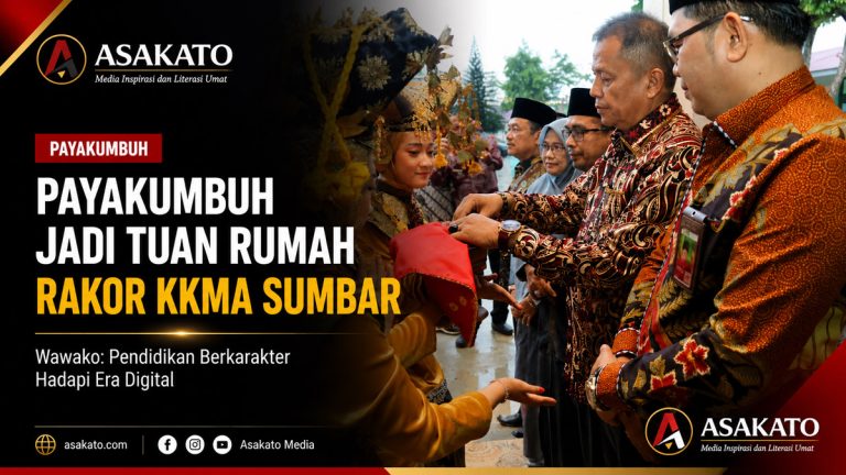 Wakil Wali Kota Payakumbuh Elzadaswarman menghadiri dan memberikan sambutan pada Rapat Koordinasi KKMA Provinsi Sumatera Barat di MAN 1 Kota Payakumbuh.