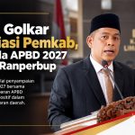 Fajar Rillah Vesky menyampaikan pandangan Fraksi Golkar terkait APBD 2027