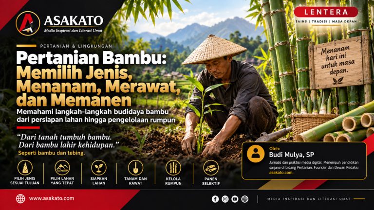Budidaya bambu mulai dari memilih jenis, menanam, merawat, hingga panen