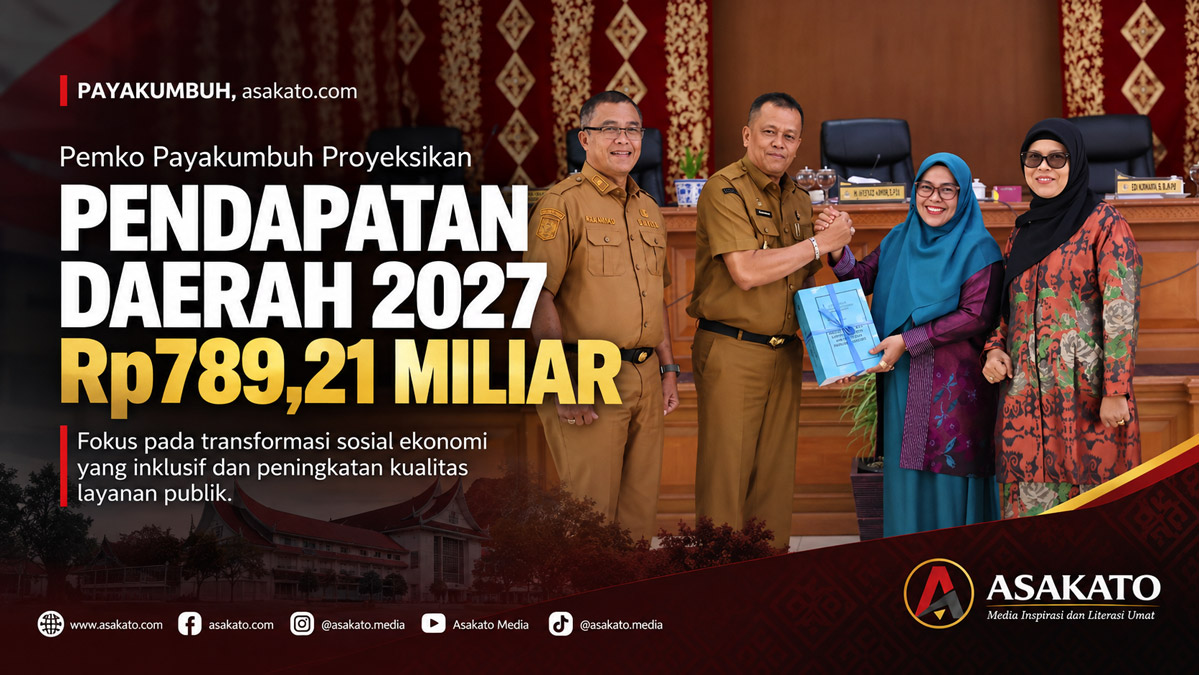 Wakil Wali Kota Payakumbuh Elzadaswarman saat penyampaian Nota Keuangan RAPBD 2027