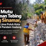 PUPR Lima Puluh Kota gelar PHO pengaman tebing Batang Sinamar di Pandam Gadang