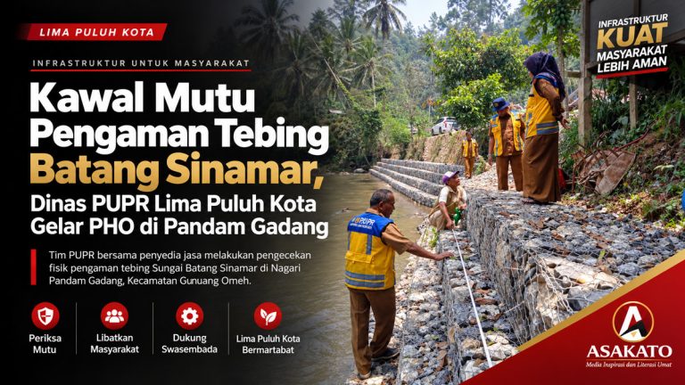 PUPR Lima Puluh Kota gelar PHO pengaman tebing Batang Sinamar di Pandam Gadang